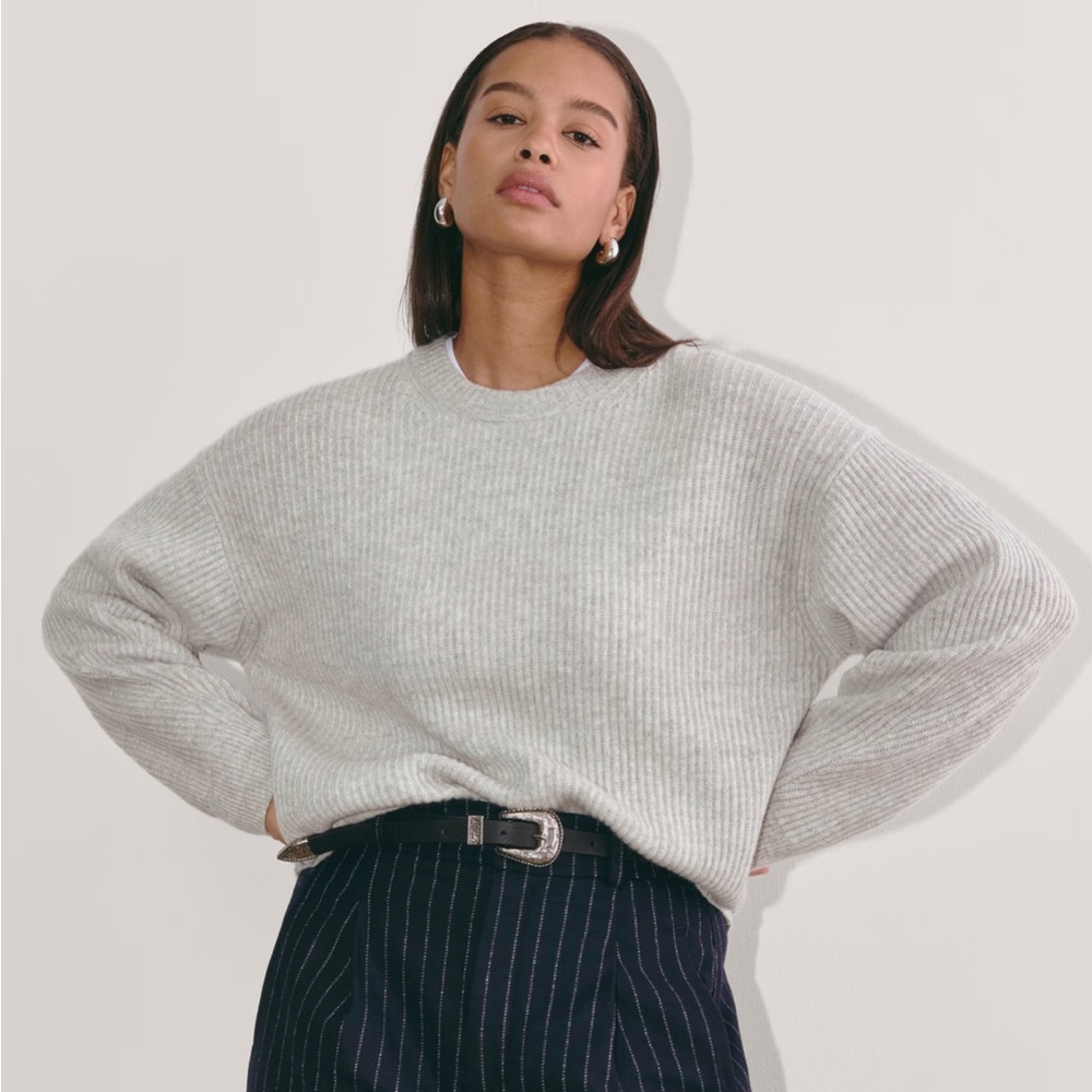 The Cocoon Crew in Wool Cashmere